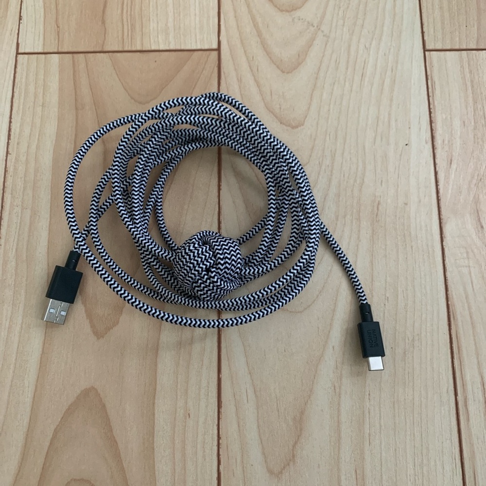 Stripe usbc to usba native union charger